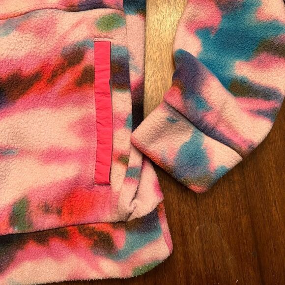 Teenage Tie Dye Tech Fleece Jacket Zumiez - Picture 3 of 4